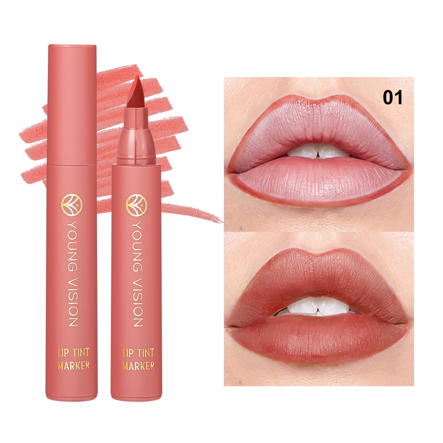 Lip Stain Pen 6 Colors Optional Lipstick
