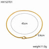 Encrypting Smooth NK Chain Necklace