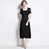 Lace Embroidery Dress Women