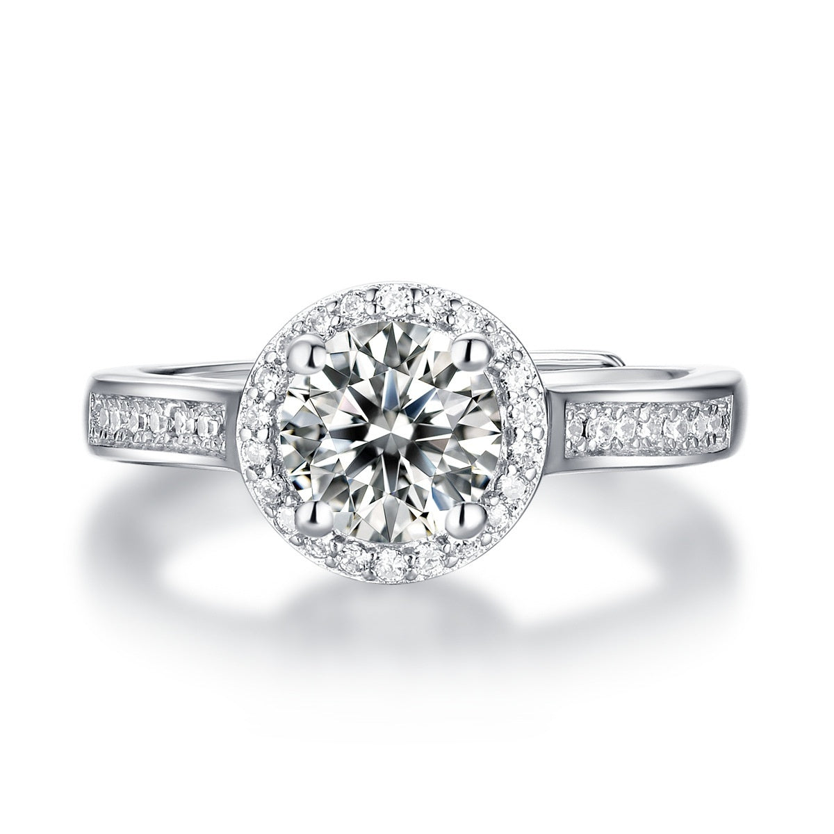 Temperament Wild S925 Silver Round Bag Ring For Women