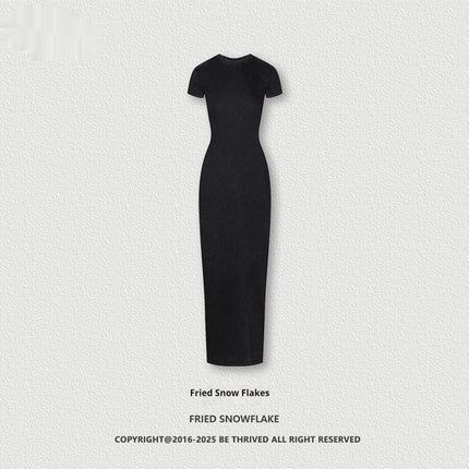 Series Slim-fit Hip Skirt Slimming Slit Dress Women