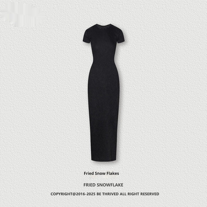 Series Slim-fit Hip Skirt Slimming Slit Dress Women