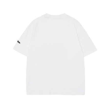 Fashion Fuzzy Printed T-shirt Men