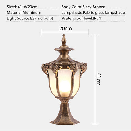 Waterproof Villa Retro Garden Gate Decorative Lights