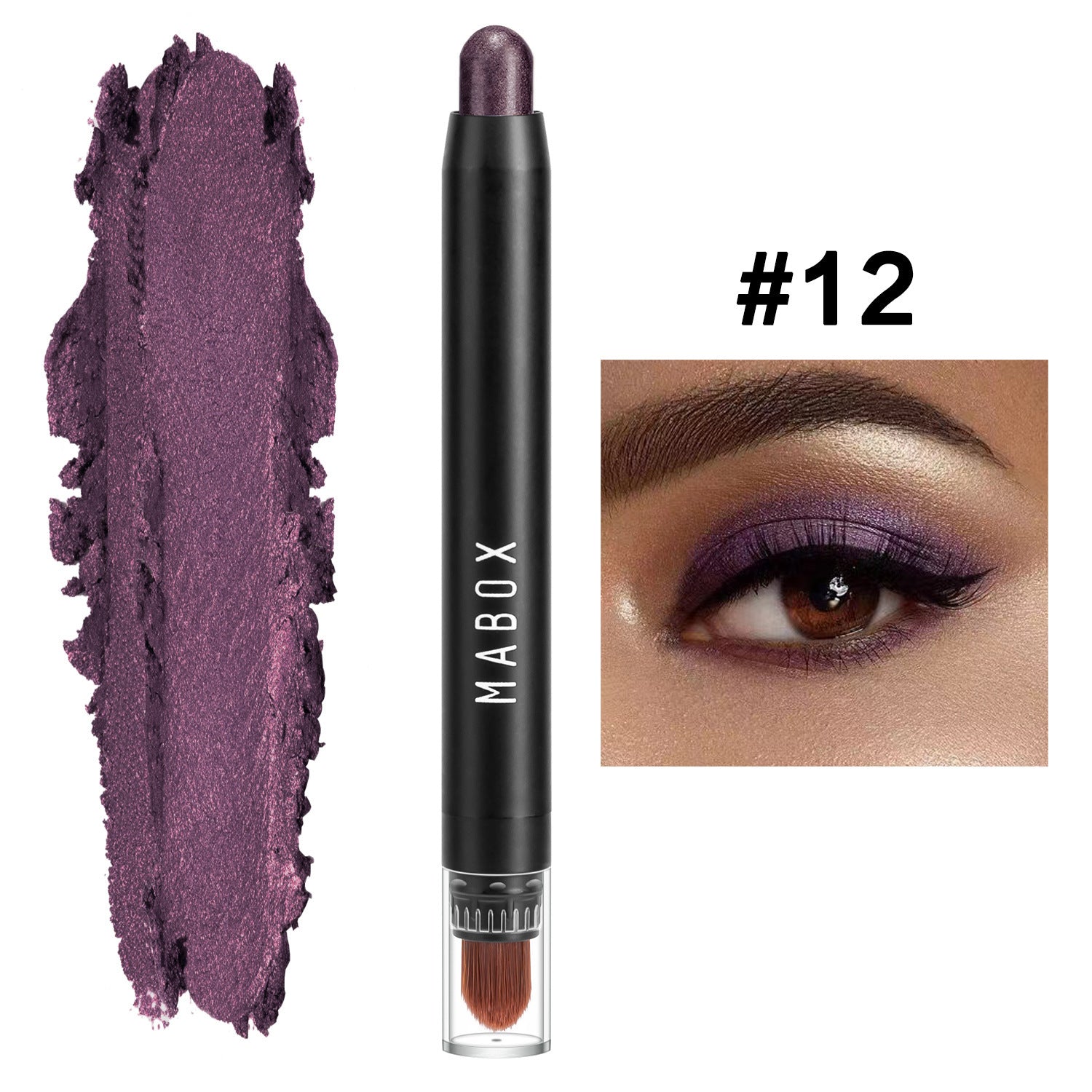 MABOX Waterproof Eye Shadow Stick Eye Makeup Color Pearlescent Pen