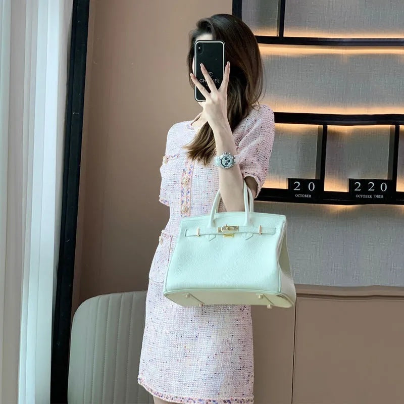 French Slim A Line Dress