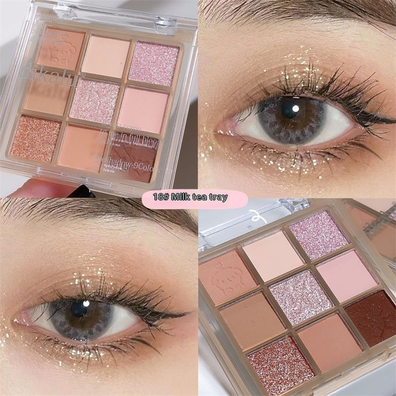 Women's Fashion Christmas Snowflake Eye Shadow Plate