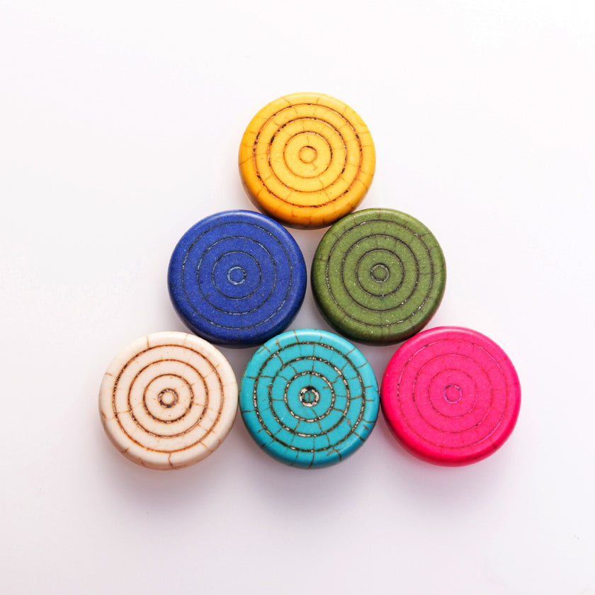 Stone Checkers Board Game With Leather