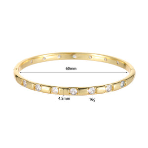 Retro Color Zirconium Ladies' Bracelet