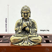 Brass Buddha Statue Mini Sakyamuni Buddha Car Decoration