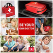 391 PIECE FIRST AID KIT BAG MEDICAL EMERGENCY KIT. TRAVEL HOME CAR WORKPLACE UK