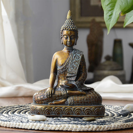 Chinese Feng Shui Ornaments of Ping An Buddha Statue
