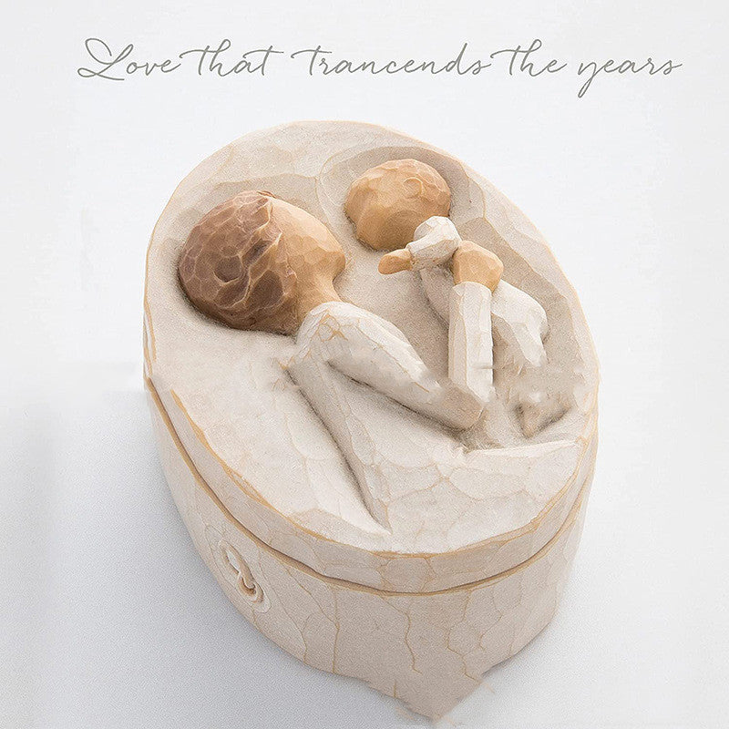 New Couple Memorial Box Resin Craft Home Decoration