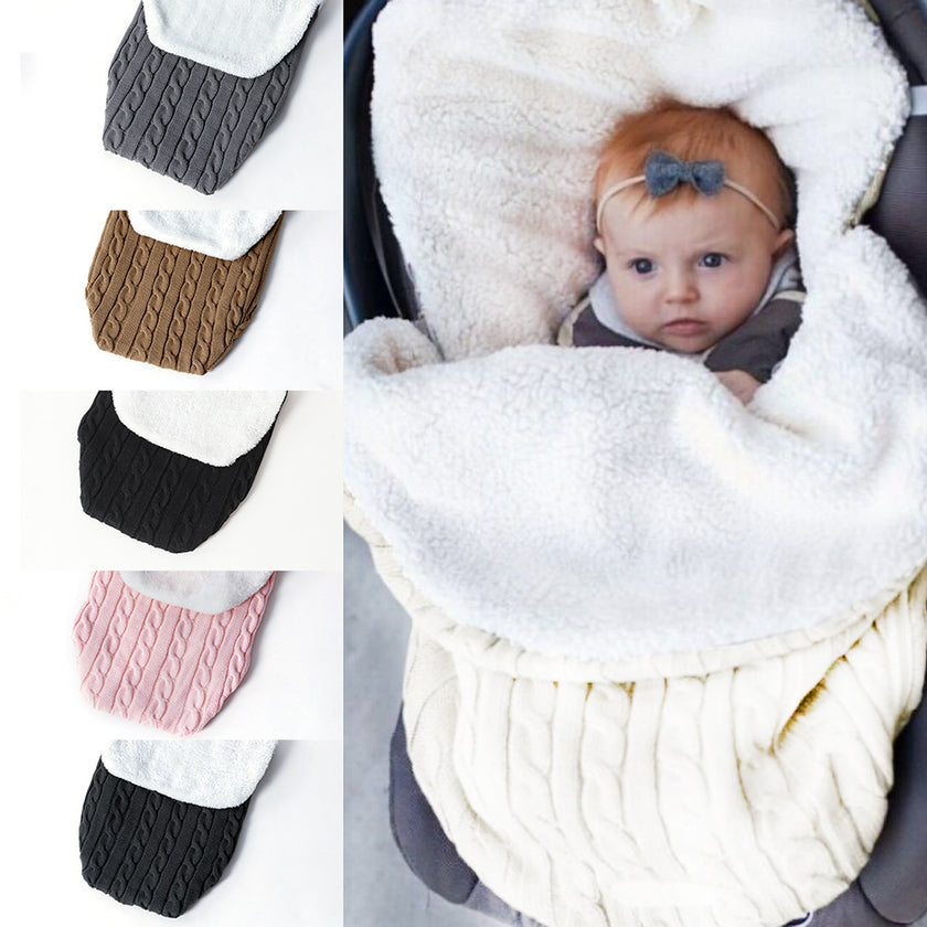 Thick Knitted Warm Sleeping Bag