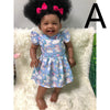 Simulation Baby Black Silicone Doll Toy