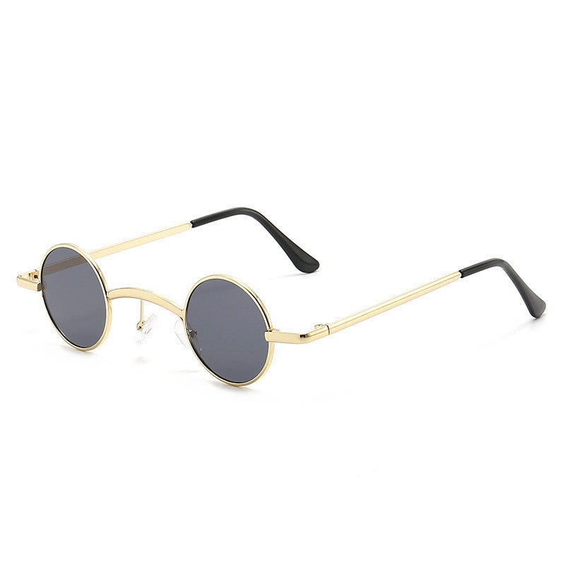 Men And Women Fashion Retro Small Round Frame Sunglasses