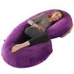Crystal Velvet C-type Pregnancy Pillow For Sleeping On The Side