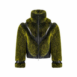 Light Luxury Plush Mink-like Short Fur Coat For Men
