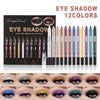 Silkworm Pen Pearlescent Eye Shadow Stick 12 Sets