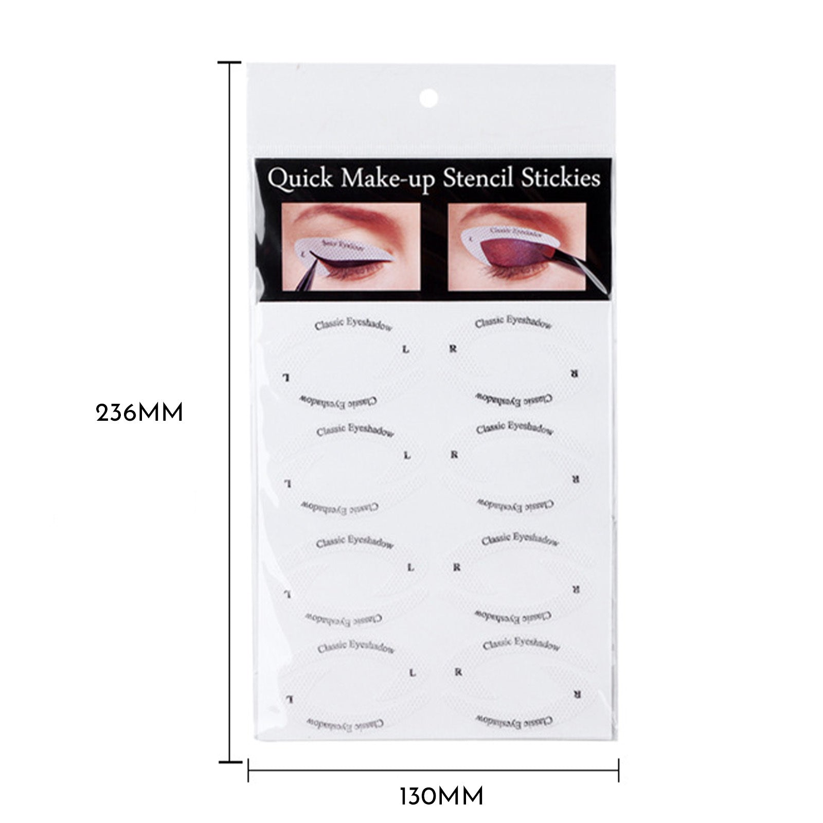 New Eyeliner Eye Makeup Eyeshadow Makeup Template Makeup Sticker 4 Pieces Reusable And Flexible Eyeliner Tape & Eyeshadow