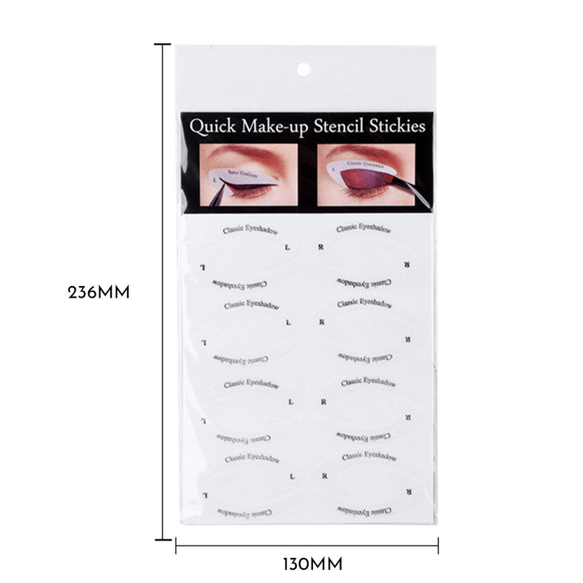 New Eyeliner Eye Makeup Eyeshadow Makeup Template Makeup Sticker 4 Pieces Reusable And Flexible Eyeliner Tape & Eyeshadow