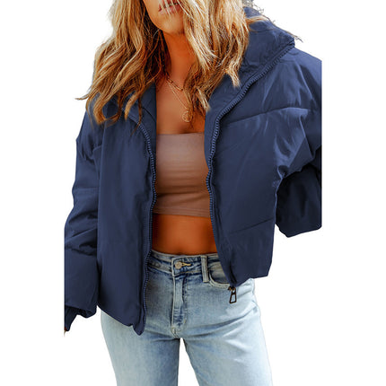 Lapel Warm Long Sleeves Coat For Women