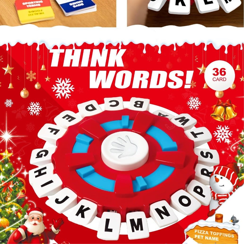 Alphabet Game Board Fast-paced Family Game Toys