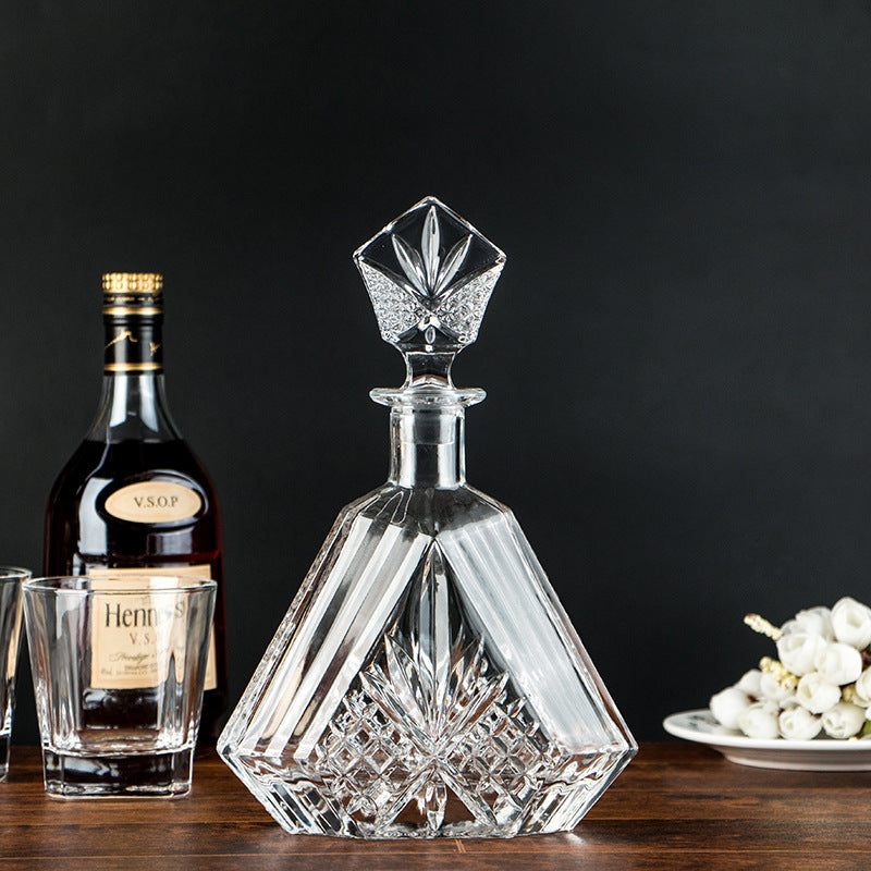 Crystal Glass Whiskey Imported Wine Bottle Decoration