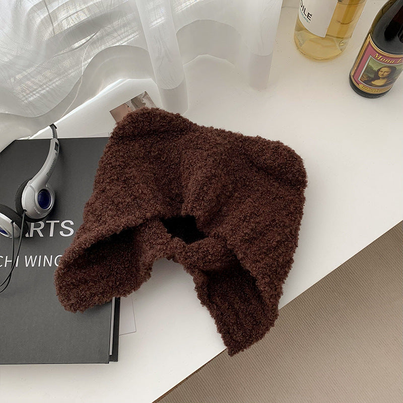 Bear Ear Protection Hat For Women In Autumn And Winter