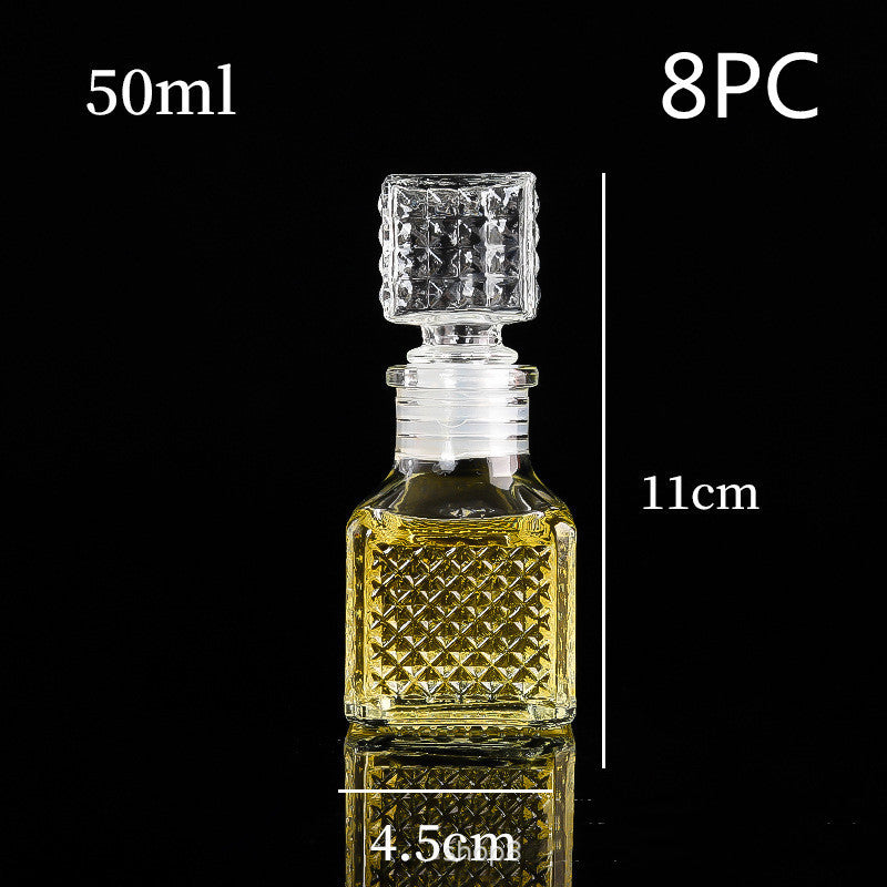 Creative Transparent Glass Wine Bottle