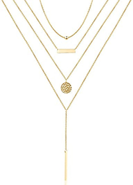 Men's Retro Fashion Stacked Necklace