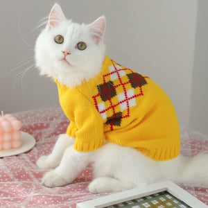 Clothes Fall Hair Fall Prevention Kitten Autumn And Winter Sweater