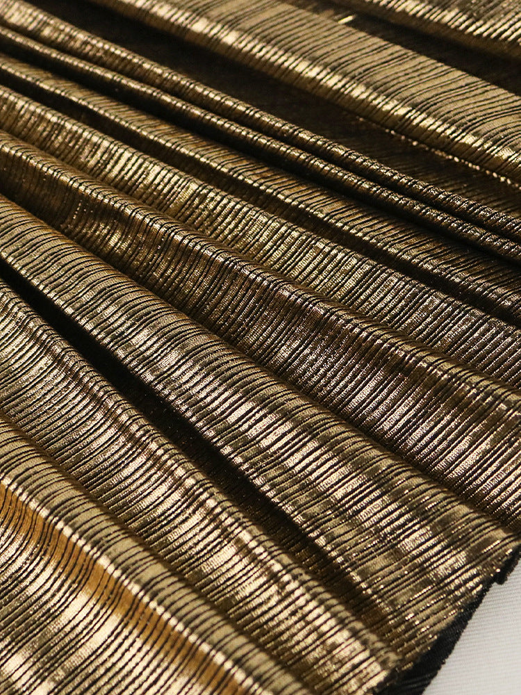 Large Swing Skirt Pleated Dress Women