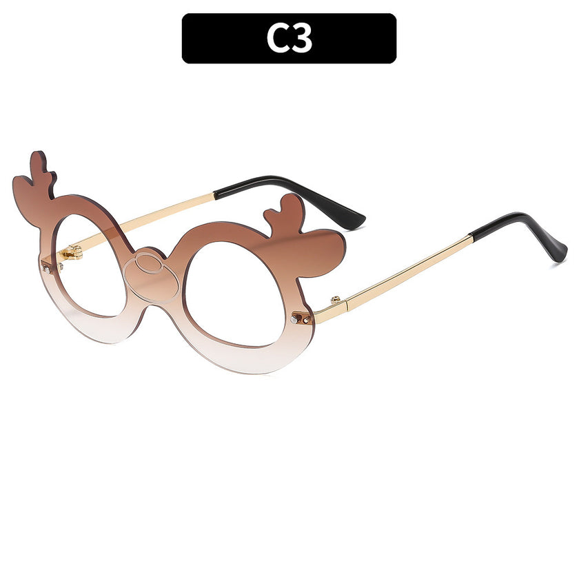Personalized Holiday Party Fancy Dress Party Decoration Deer Glasses