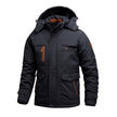 Cotton-padded Coat For Men Fleece Lined Padded Warm Keeping Men Loose