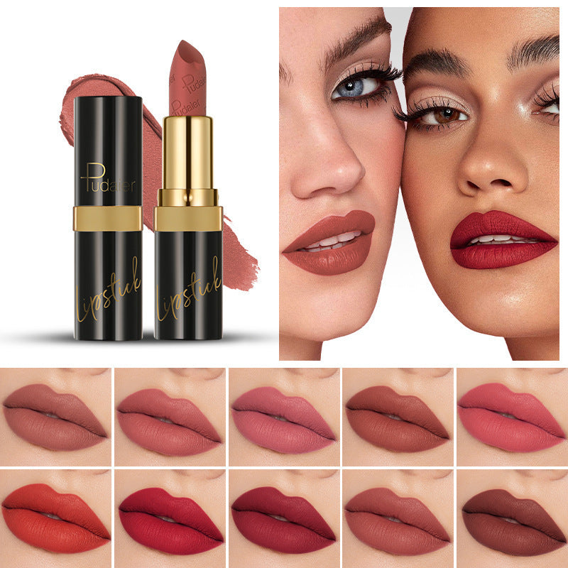 Matte Lipstick 10-color Velvet No Stain On Cup
