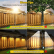 Solar Wall Lamp Outdoor Fence Decoration