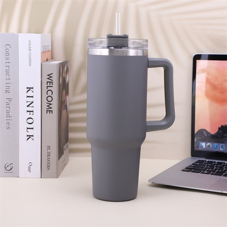 Stainless Steel Coffee Cup Handle Water Cup Cup Metal 40 oz stanley style