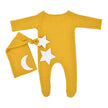 Newborn Photography Stars And Moon Decoration Knitted Jumpsuit