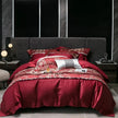 Long-staple Cotton Four-piece Set Jacquard Quilt Cover Bed Sheet Bedding