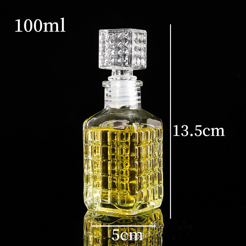 Creative Transparent Glass Wine Bottle