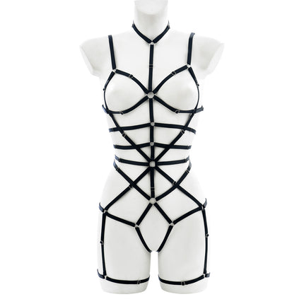 Women's Multi-color Lace-up Underwear Set