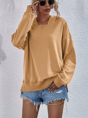 Women's Hoodie Sweatshirt Sports Casual Candy Color Long Sleeve Tops
