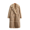 Personality Stitching Fleece Coat Coat Autumn And Winter Women's