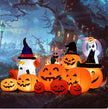 Halloween Inflatable Ghost With Pumpkin Slices Outdoor Holiday Decorations