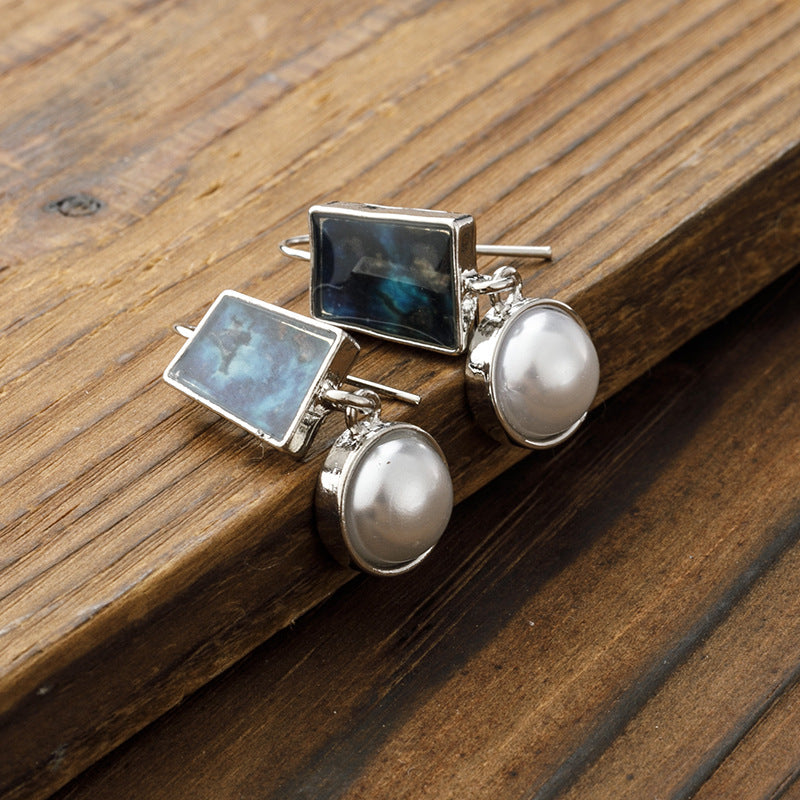 European And American Bohemian Pearl Earrings