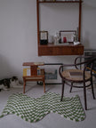 Checkerboard Tufted Shaped Anti-Slip Carpet
