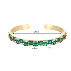 Retro Color Zirconium Ladies' Bracelet