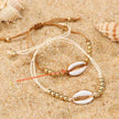 Personalized Creative Alloy Shell Hawaiian Style Casual Bracelet Shell Woven Bracelet