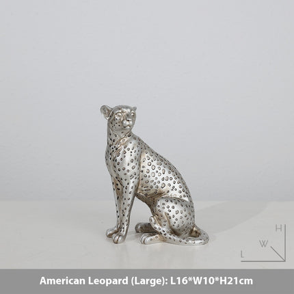 Leopard Resin Crafts Home Ornament And Decoration